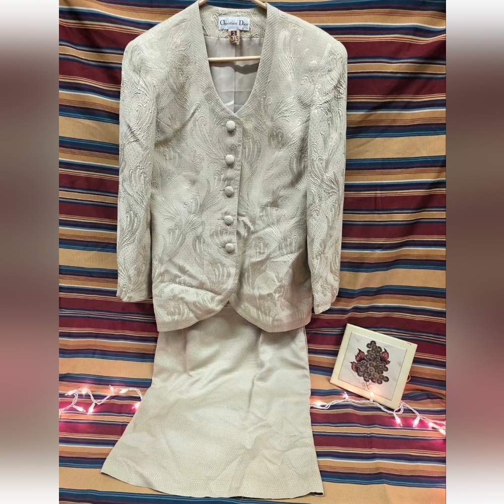 Christian Dior Blazer with matched skirt